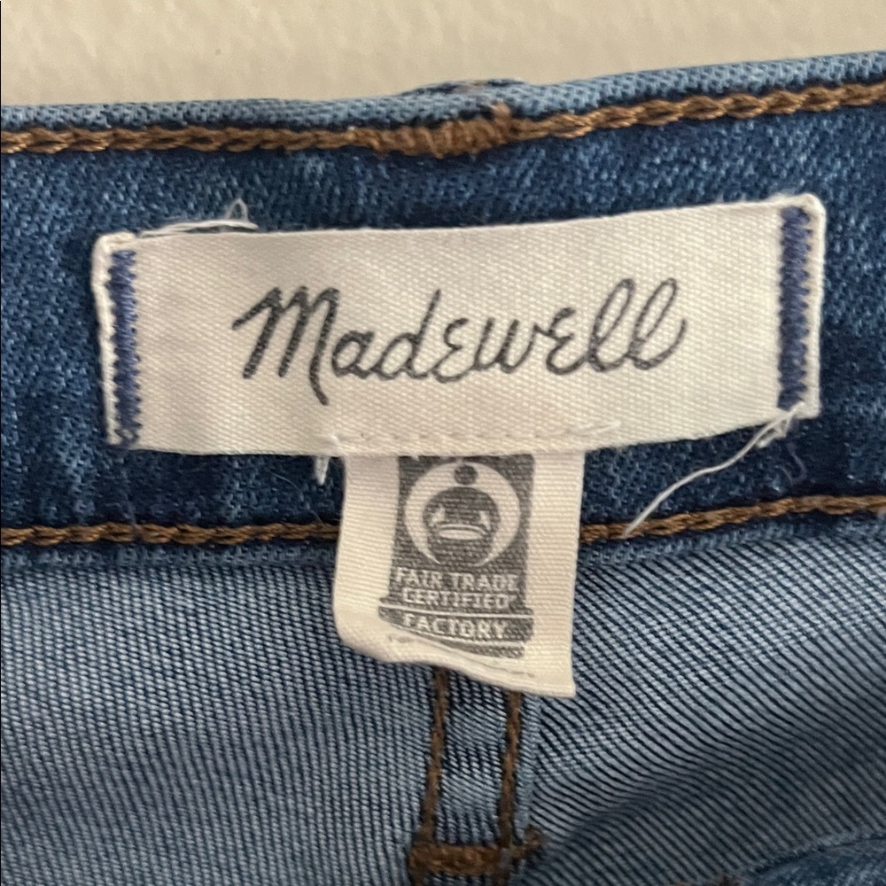Madewell High Rise Blue Jeans - Picture 2 of 9